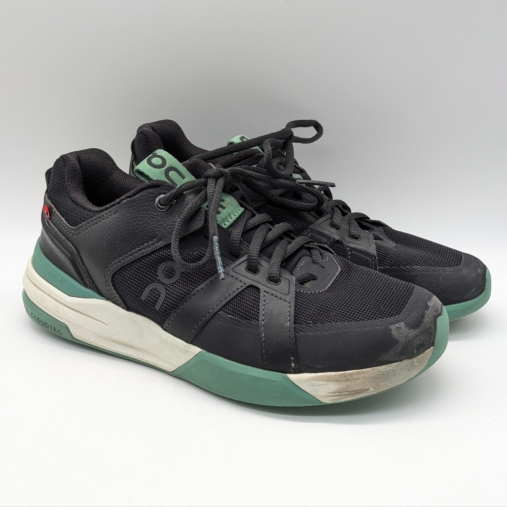 On Running On Cloud The Roger Black Green Athletic Shoe 7.5
